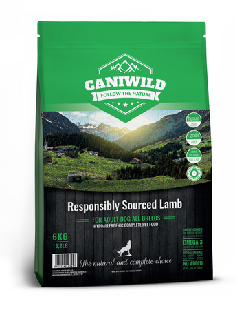 Caniwild Responsibly Sourced™ Lamb Adult 100g, hipoalergiczna z jagnięciną jakości Human-Grade